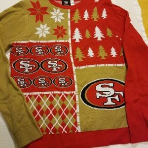 San Francisco 49ers ugly Christmas sweater men’s M